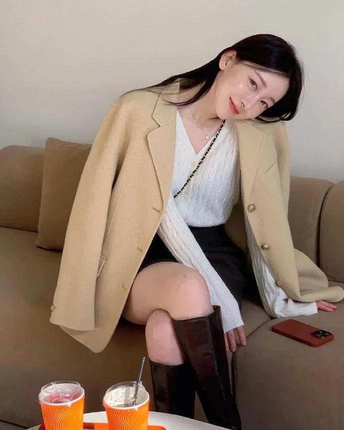 韩国姐姐穿搭秋冬,韩国姐姐穿搭视频