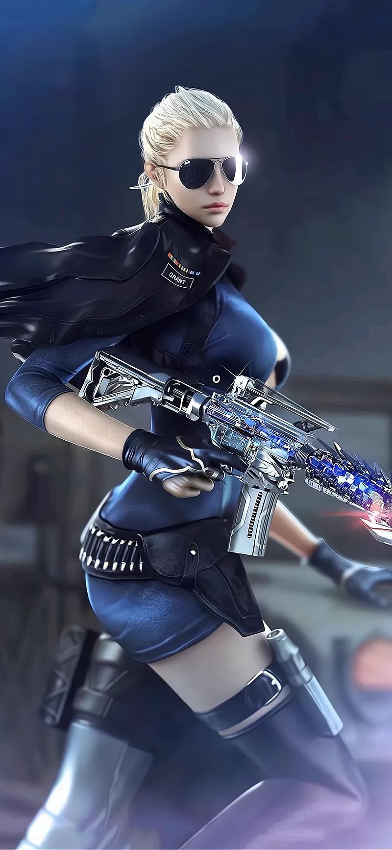 穿越火线女性角色超清壁纸,穿越火线美女孙尚香的图片