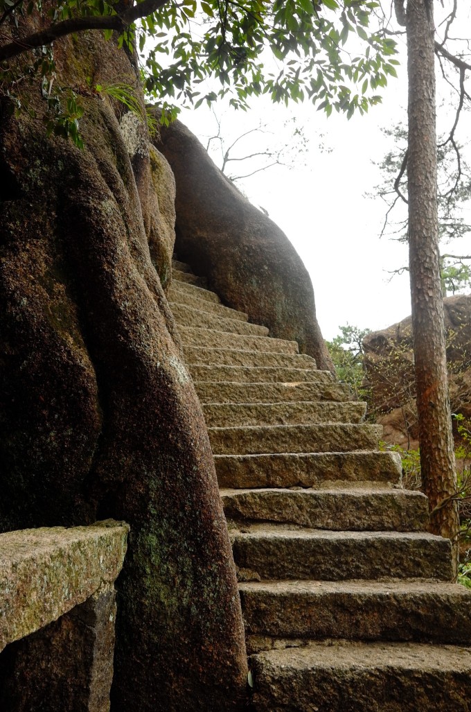 黄山慈光阁到玉屏楼步行多久,爬黄山从慈光阁开始的攻略