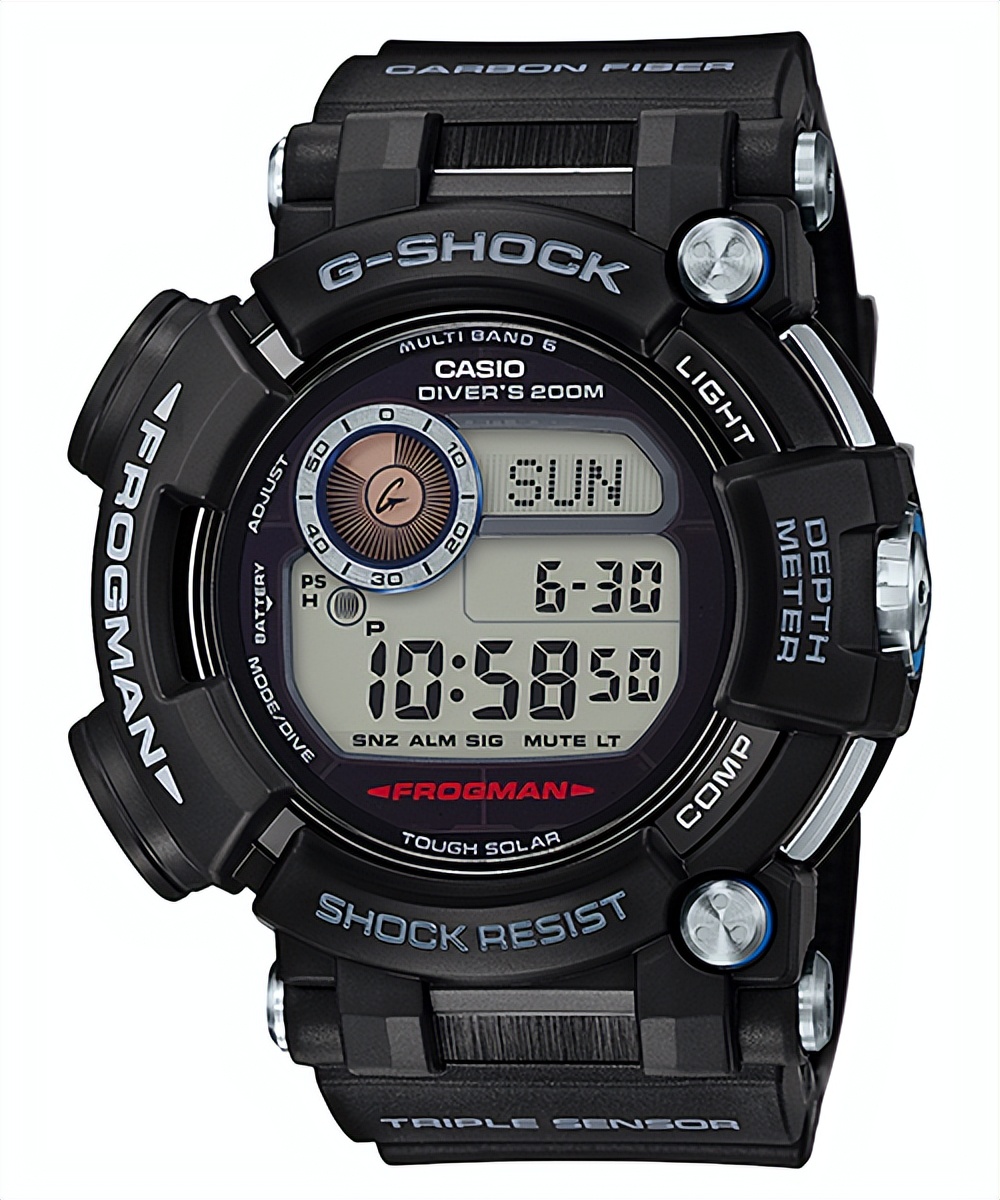 卡西欧g-shock系列蛙人手表带,卡西欧g-shock蛙人动物系列