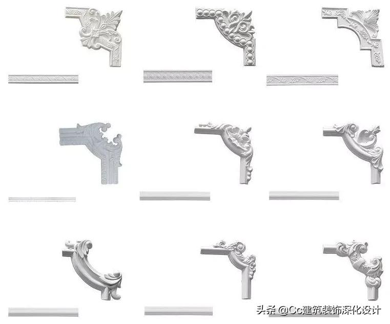 成品石膏线也很美,石膏线美缝的最佳方法