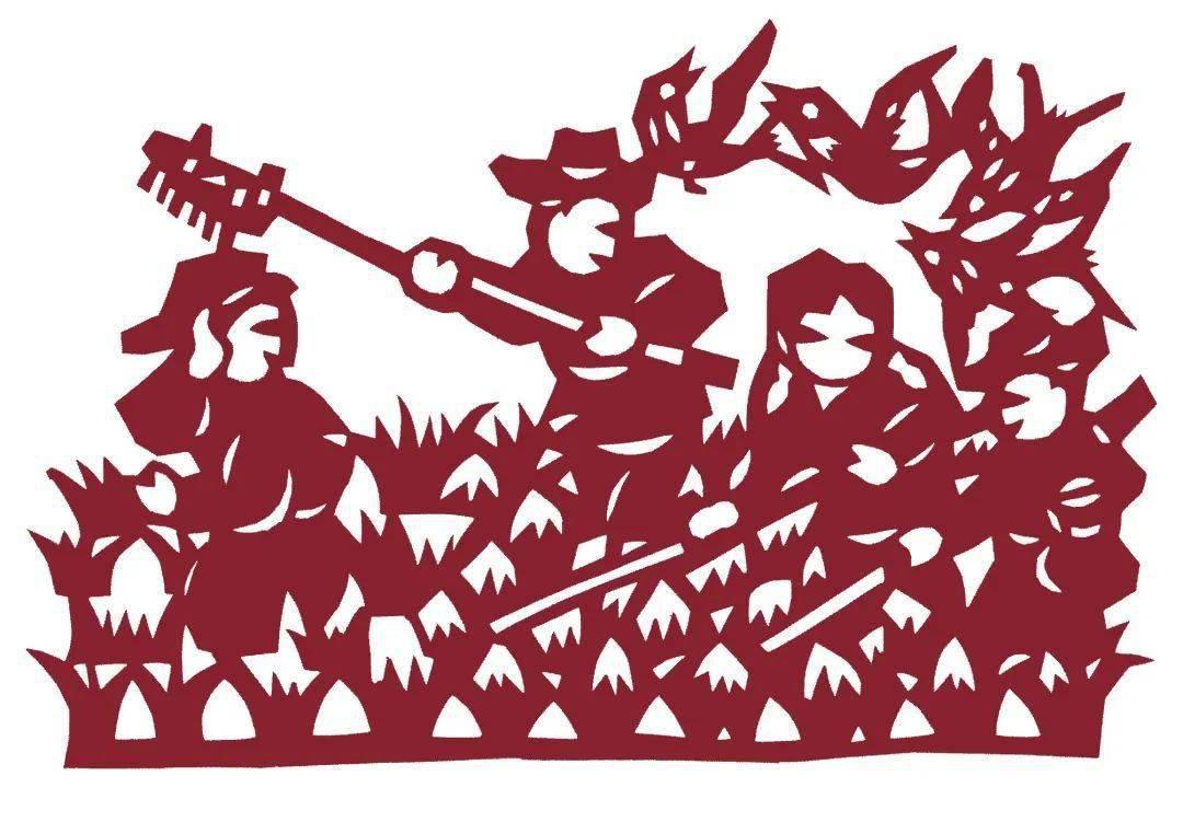 二十四节气立秋剪纸教学过程,二十四节气剪纸雪人手工