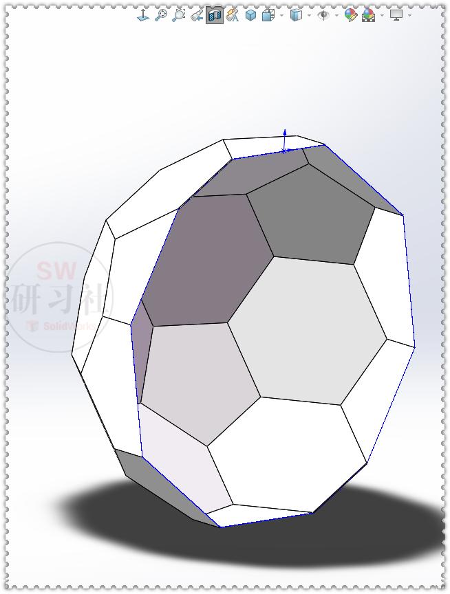 solidworks复杂钣金展开下料图,solidworks足球钣金展开