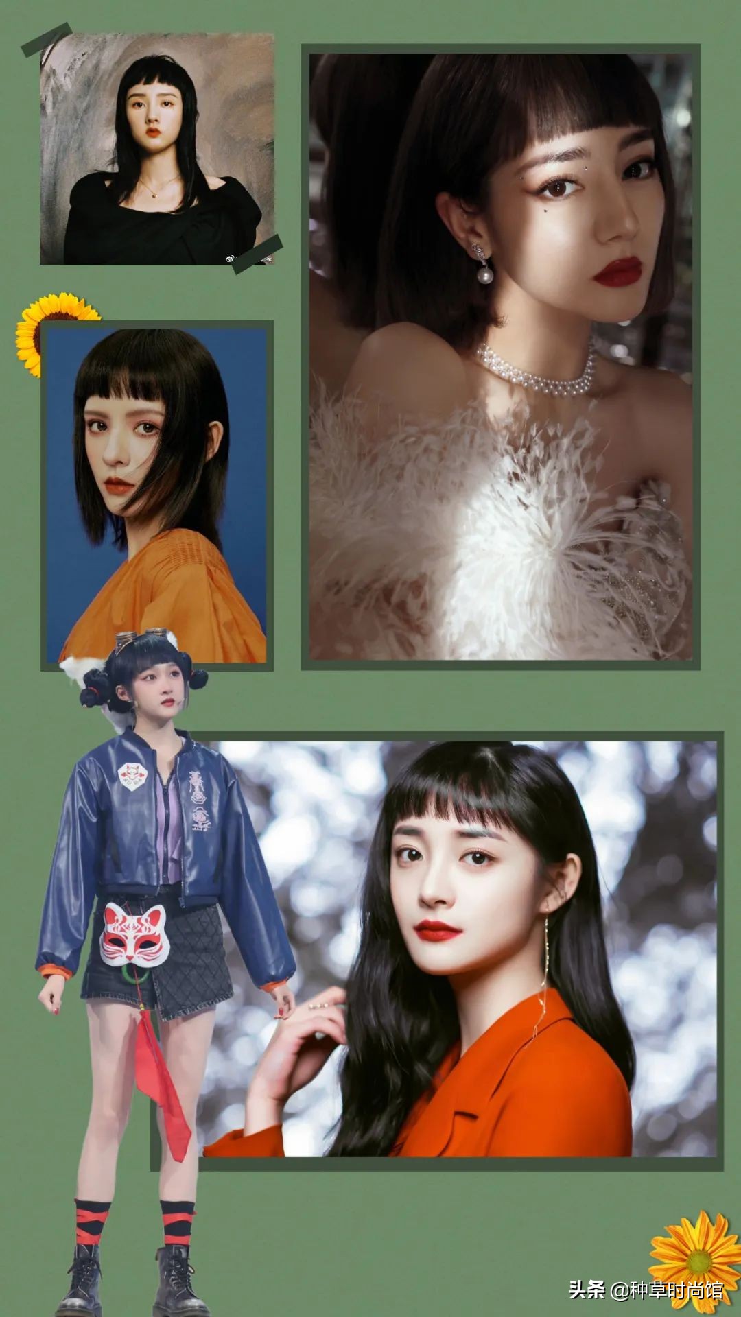 八字刘海怎么打理才不会显头秃,12岁圆脸头秃长发适合剪什么刘海