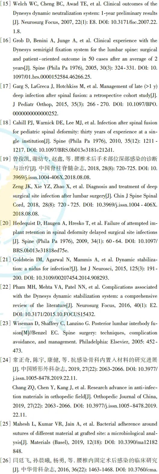 腰椎术后感染原因分析,腰椎管微创术后感染
