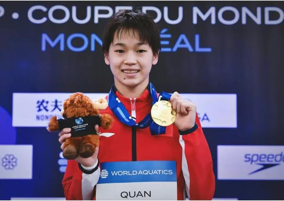 世界冠军全红婵跳水视频,全红婵是世界跳水冠军吗