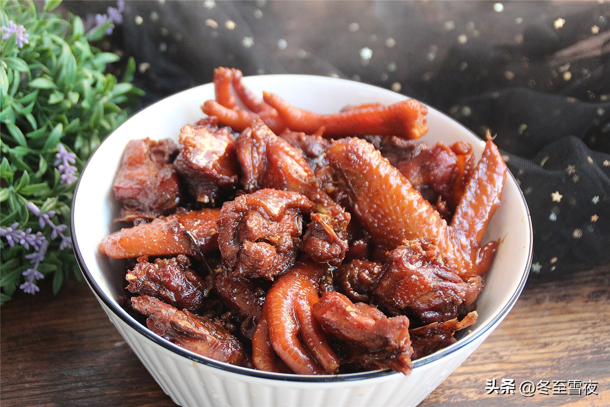 软烂脱骨的红烧鸡块,做红烧鸡块要放多少盐