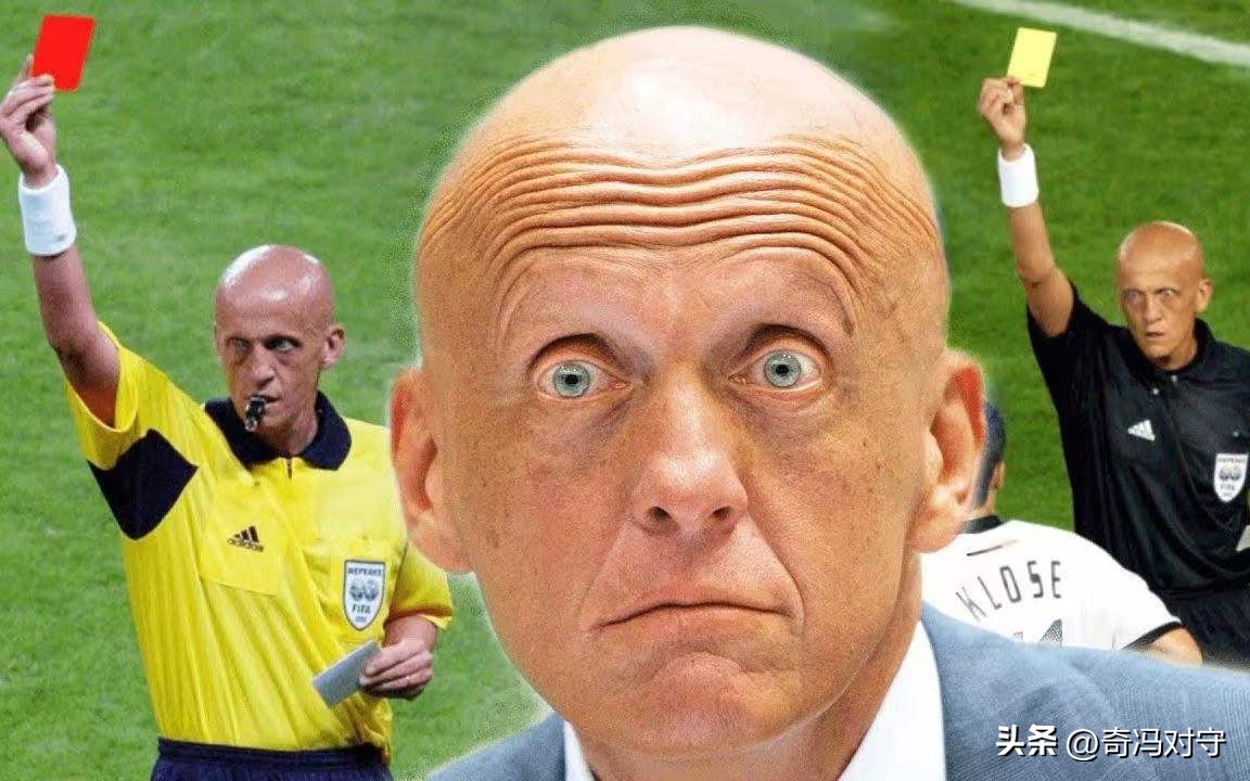 光头裁判科里纳精彩瞬间,卡塔尔世界杯光头裁判科里纳