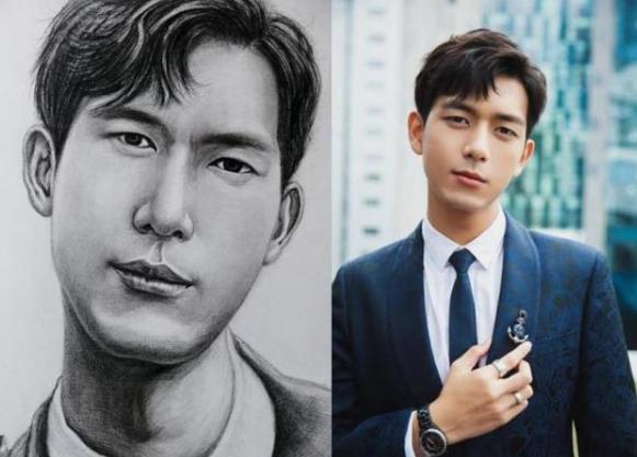 美术生笔下的明星,美术生笔下明星