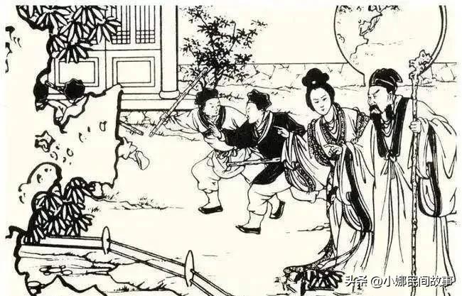 民间故事男子庙里躲雨,民间故事老头躲棺材避雨