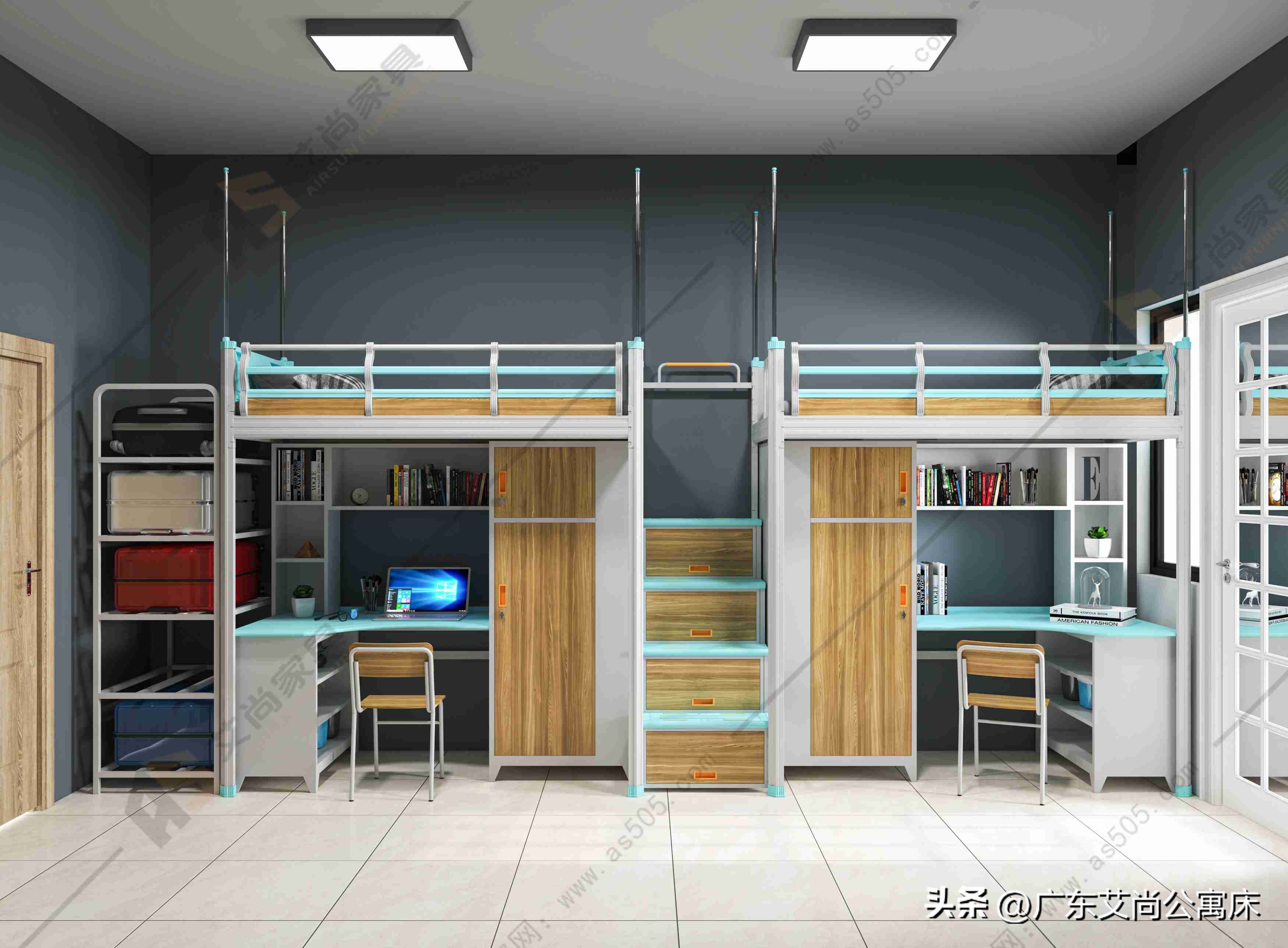 定制床款式图片有尺寸,学生宿舍床上桌买多少尺寸的合适