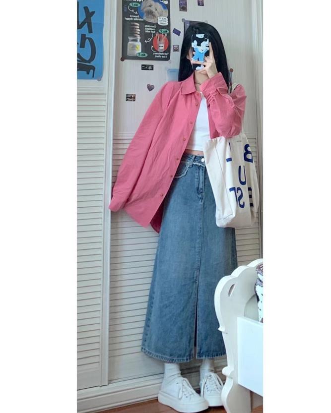 衬衫搭配半身裙气质优雅,衬衫搭配半身裙技巧时尚