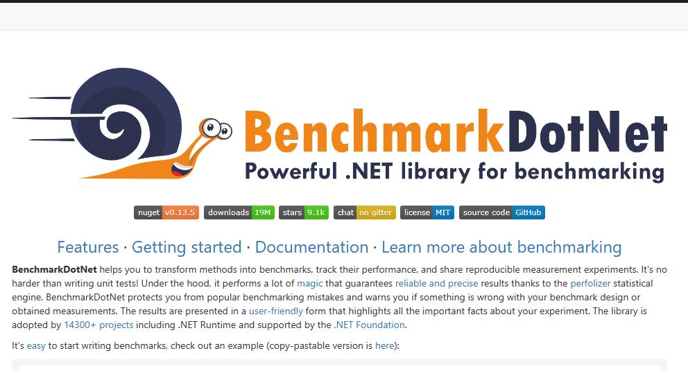 详解如何使用BenchmarkDotNet进行.NET性能测试和优化