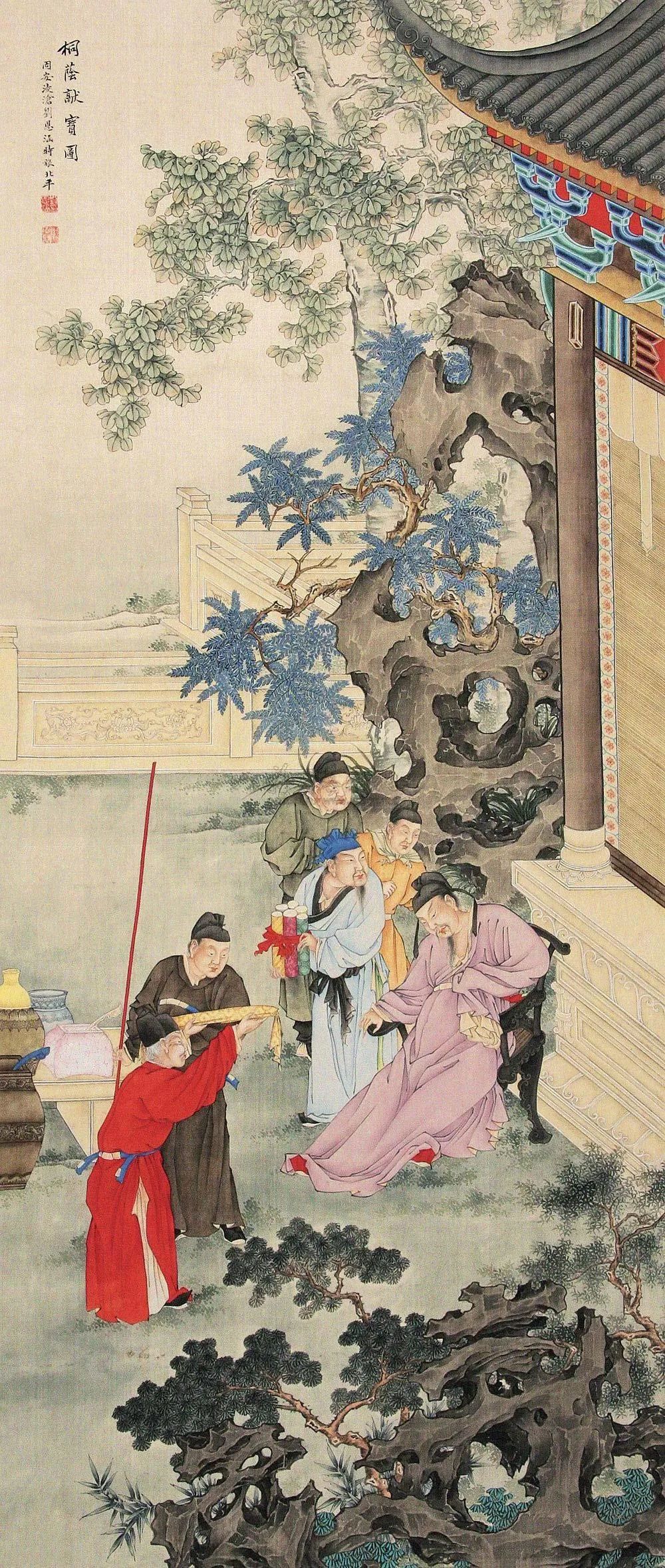 现代著名画家刘凌沧人物作品欣赏,刘凌沧中国工笔人物画技法