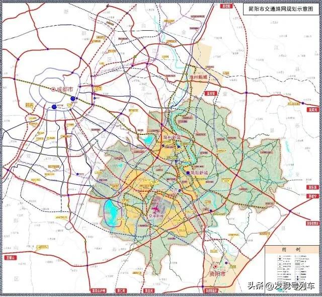 成都市简阳区发达吗,简阳交通路网最新规划