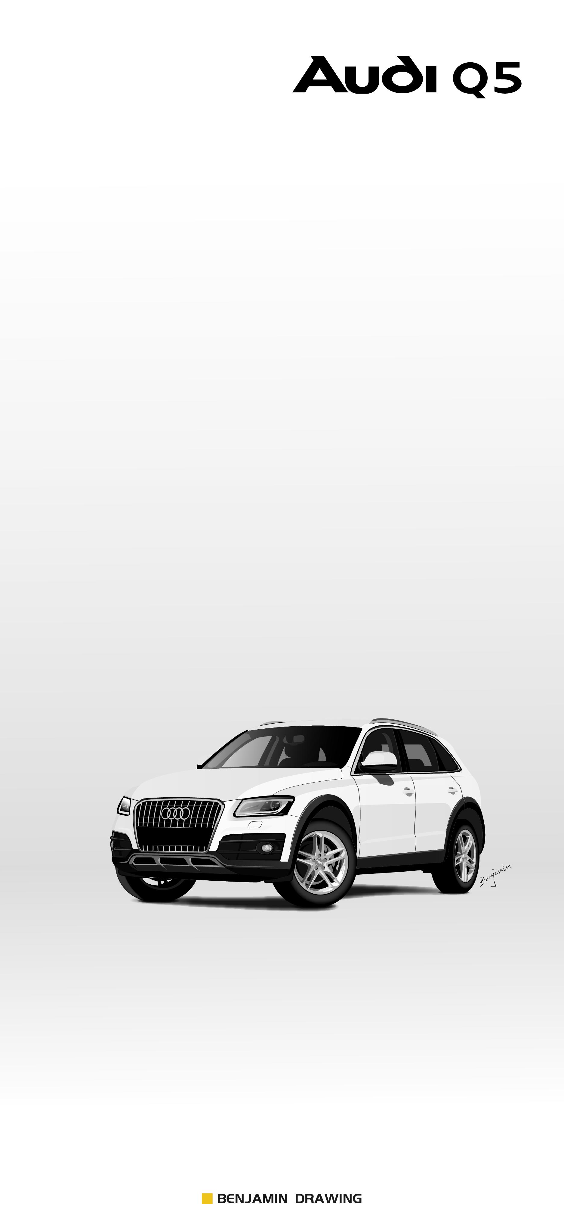 6-12岁手绘汽车,公路车插画壁纸