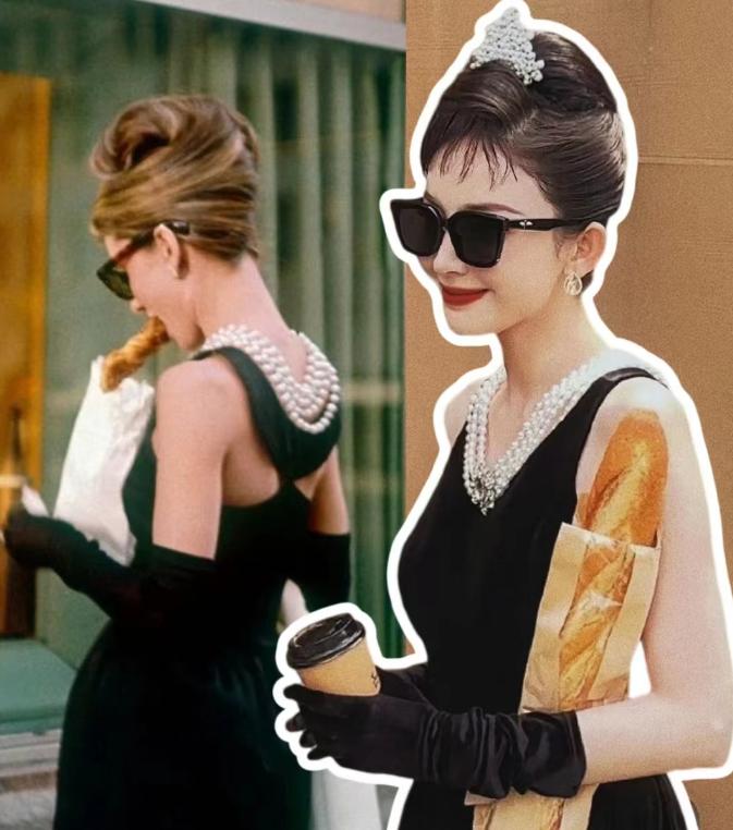 赫本经典复古造型,众明星模仿奥黛丽赫本谁更还原