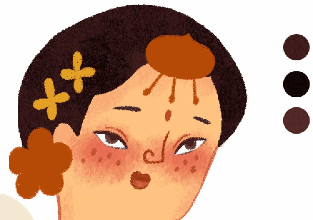 4步带你绘制有趣又好看的彩铅人物头像