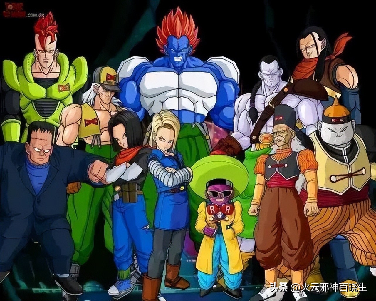 盘点七龙珠人造人,龙珠中的人造人有几号