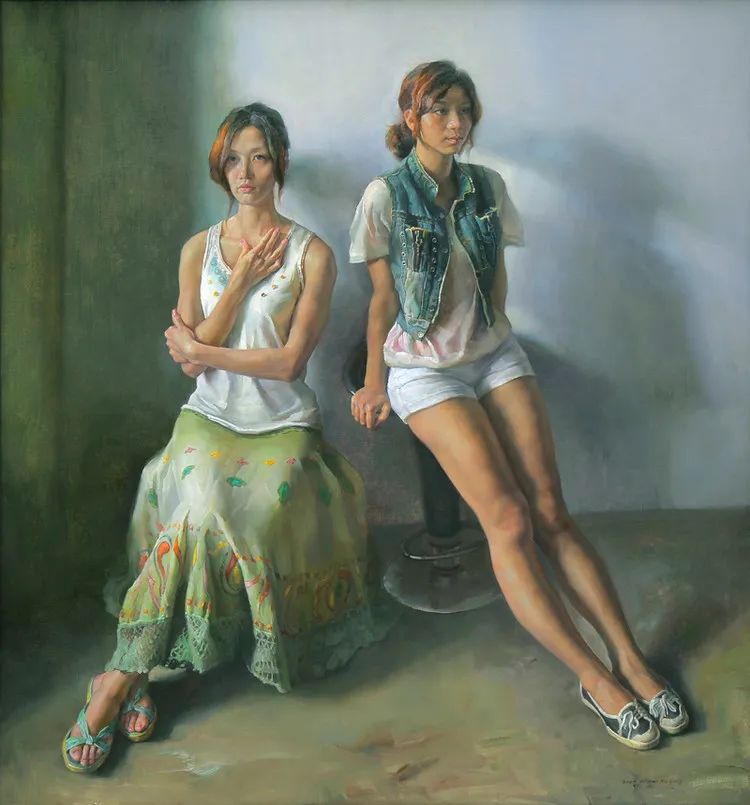 年轻漂亮女老师简笔画逼真,女教授工笔画欣赏