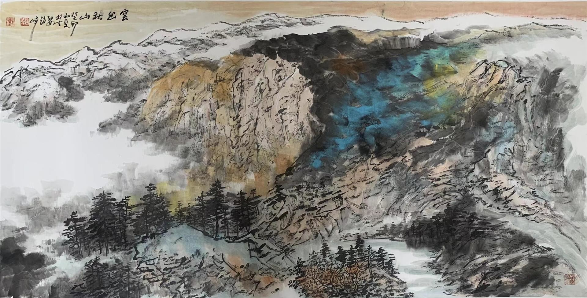 黄宾虹的人物画用笔酣畅,一代宗师黄宾虹山水画