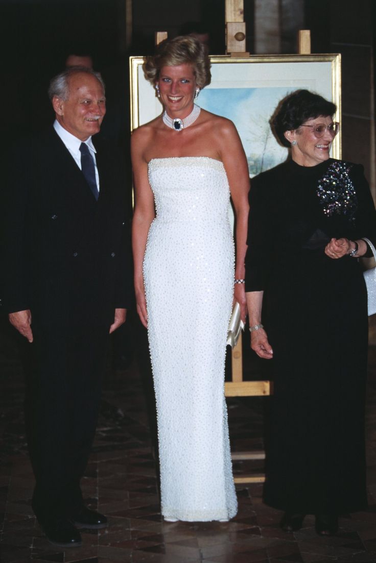 戴安娜王妃的蓝丝绒礼服,戴安娜王妃惊世容颜