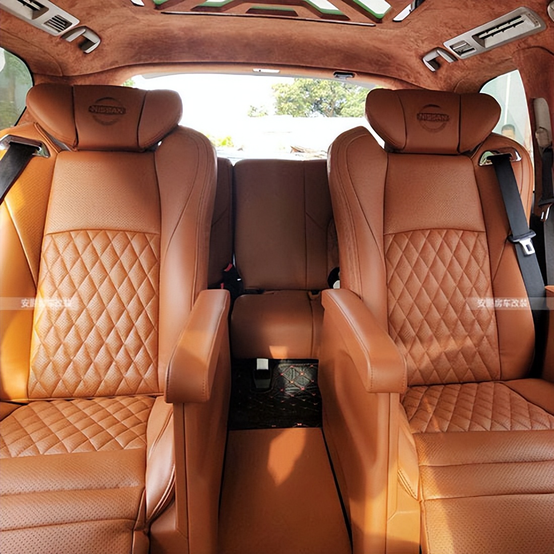 尼桑途乐改装航空座椅,尼桑途乐改航空座椅