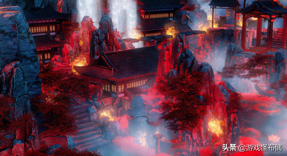 妹子因游戏频被偷菜，怒花8千把家园改成刀山火海，意外火遍全服