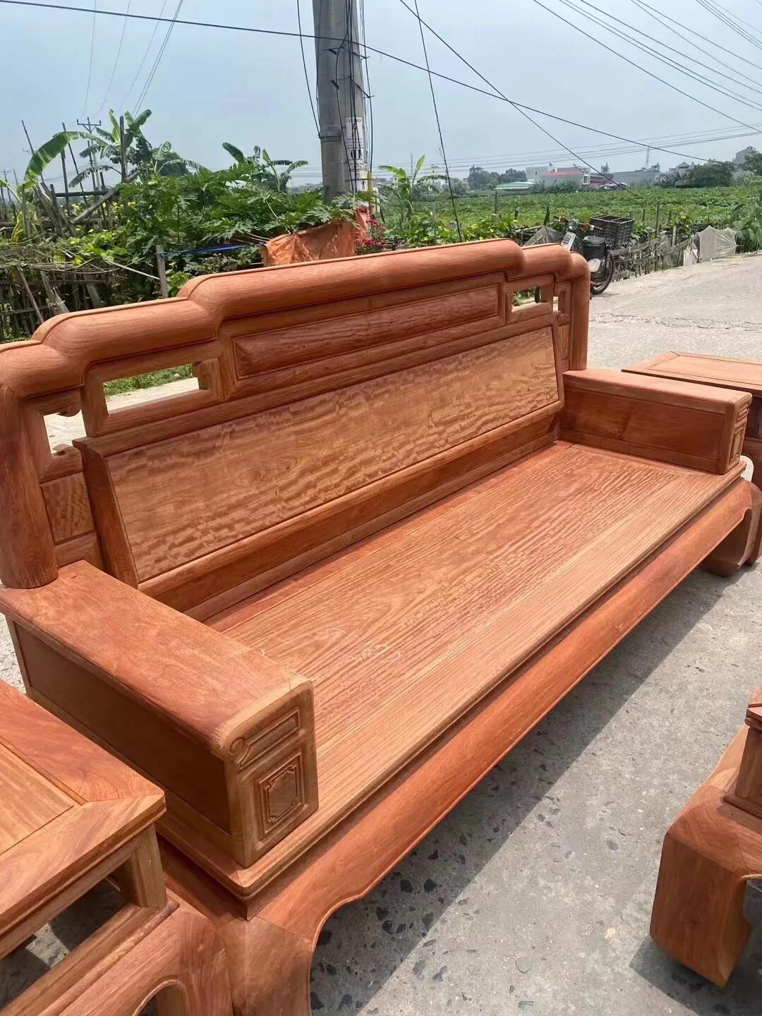 缅甸花梨大果紫檀国色天香尺寸,缅甸花梨国色天香沙发十一件套