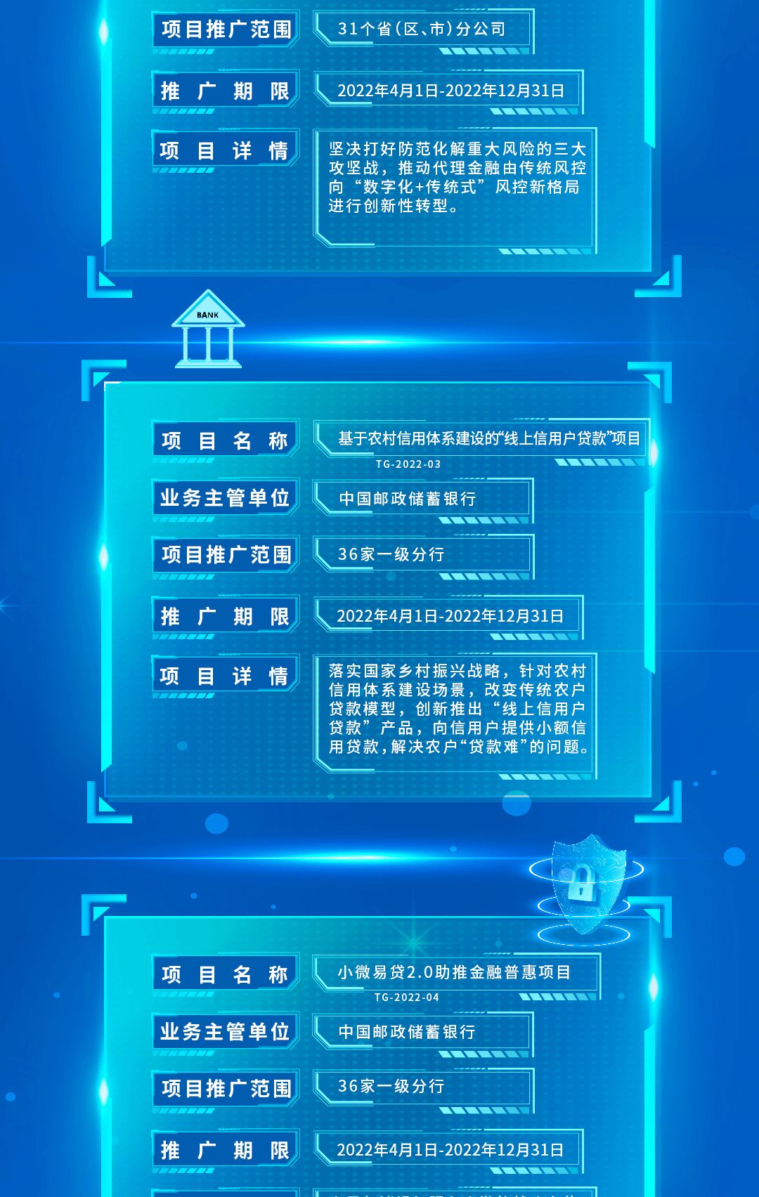 创新项目推广情况,创新项目评选公布