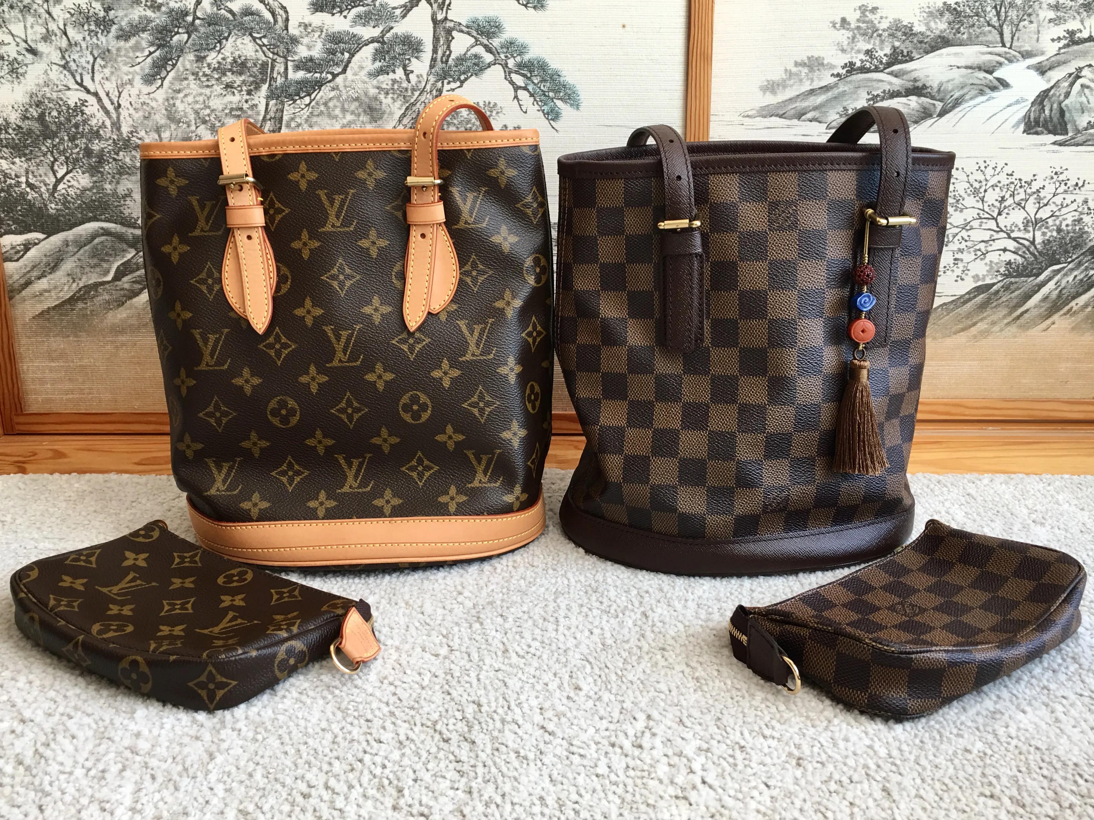 lv水桶包跟中古水桶有什么区别,LV中古小水桶包