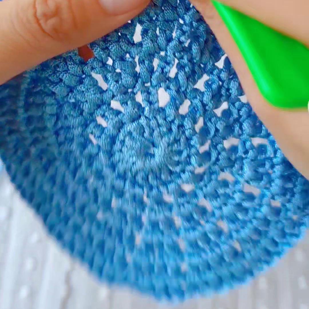 米奇帽子编织棒针,简单编织帽子教程第一集