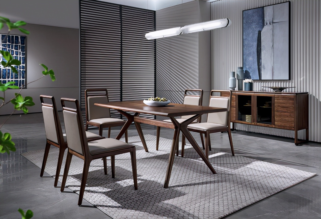 兴业胡桃新语家具,兴叶家具黑胡桃