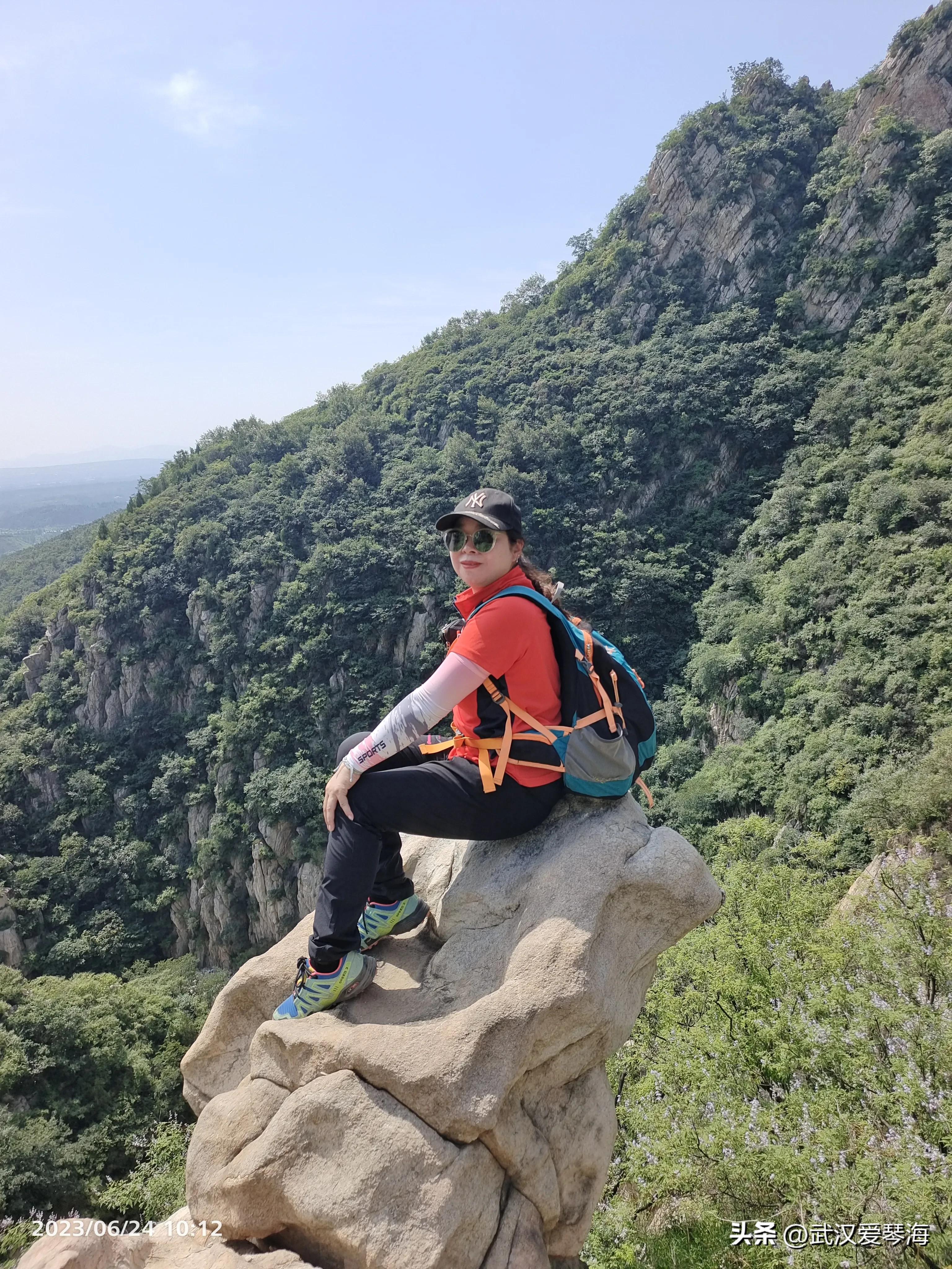 嵩山鱼道鱼脊线全景,嵩山虎头崖攀爬