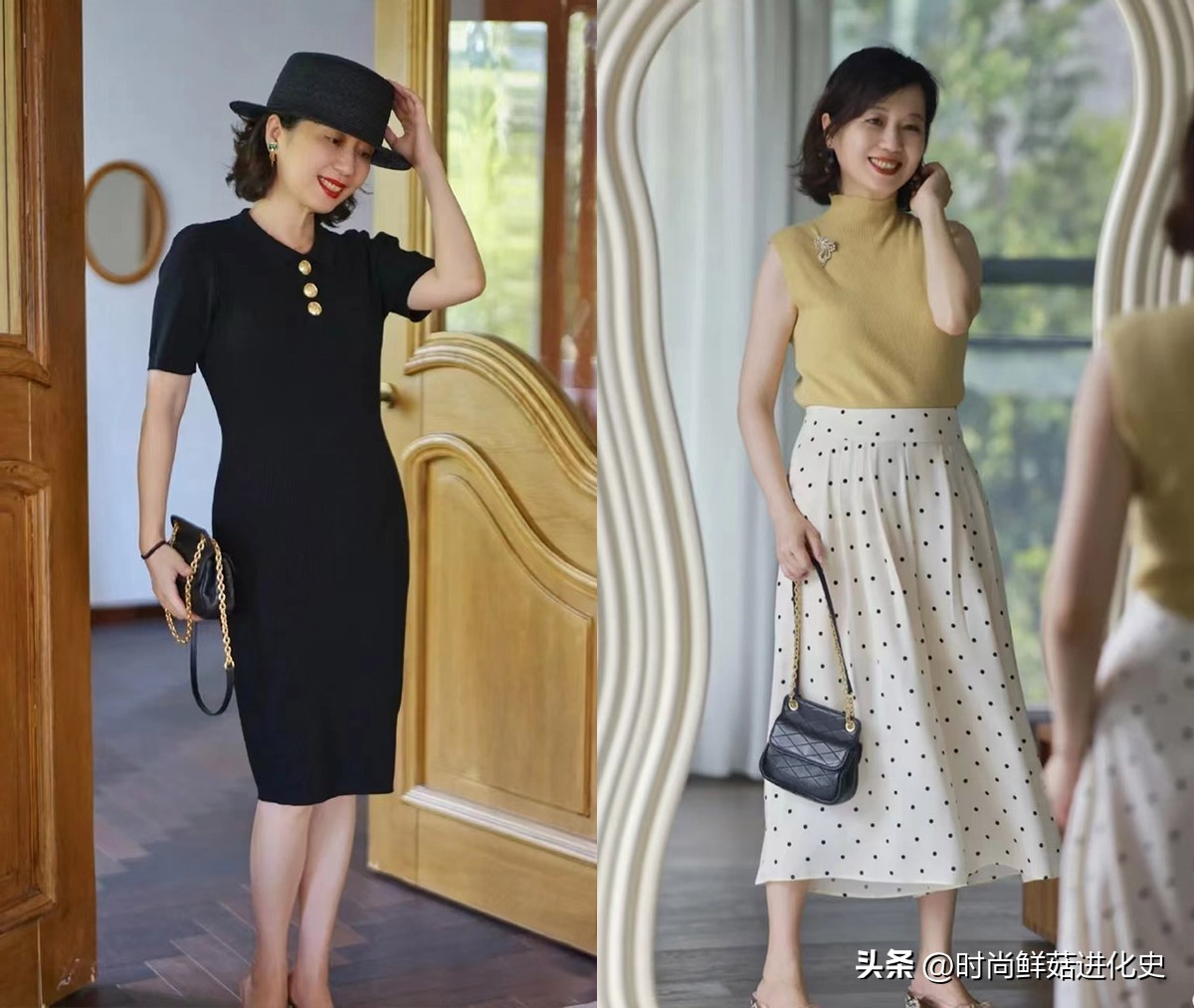 夏季出镜率超高的迷笛裙,迷笛裙粉色