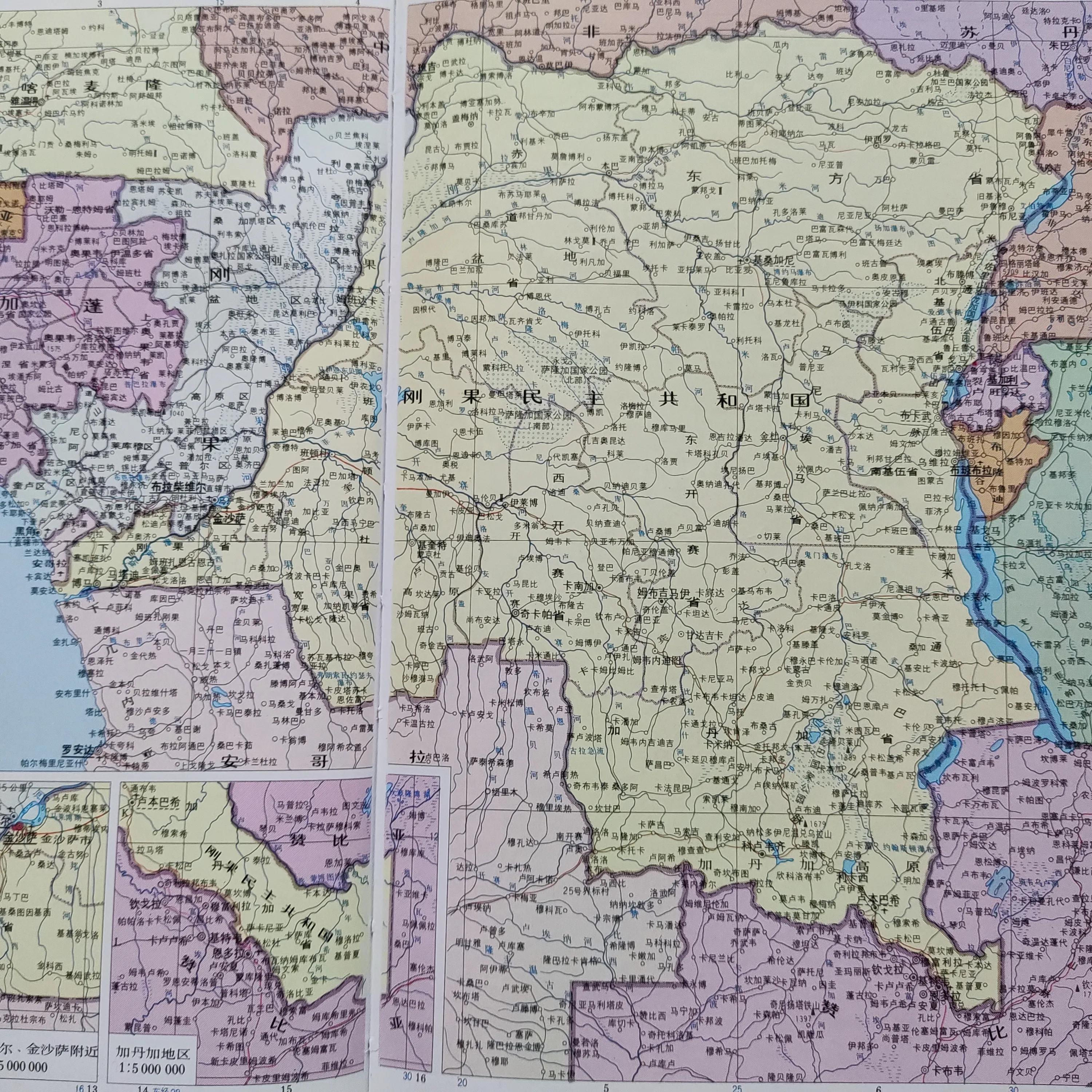 刚果布和刚果金地图,刚果金简介地图