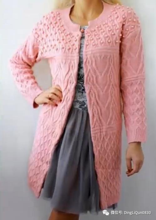 创意洋气针织开衫,针织外搭开衫中长款高档