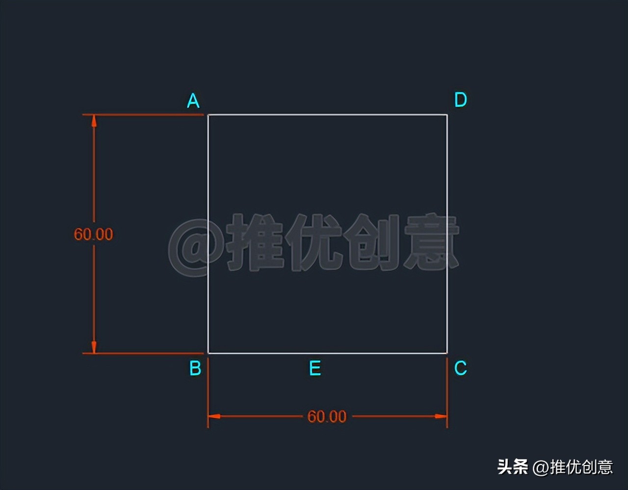 绘制adidas三叶草LOGO工程制图autocadcad教学cad画图教程CAD习题