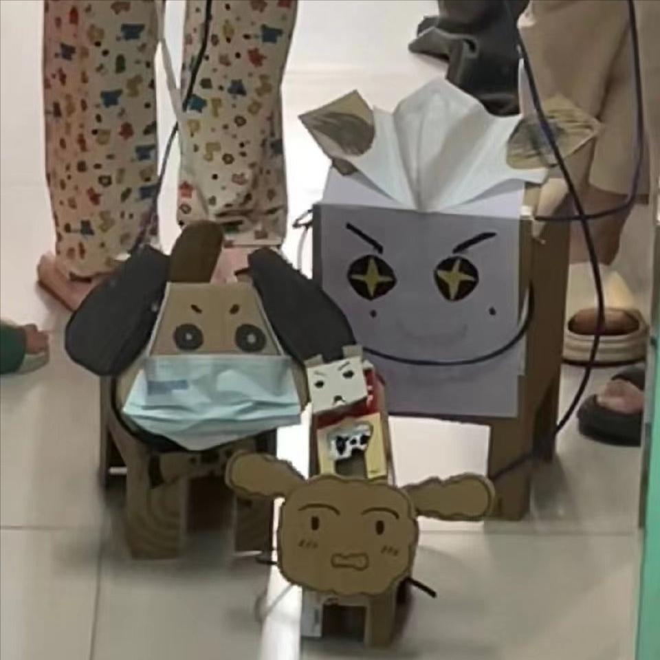 大学让养宠物啦？宿舍门口“看门狗”镇宅，不仔细瞅还真得一激灵