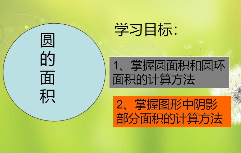 六年级圆的图形面积计算题100道,五年级圆的面积公式讲解
