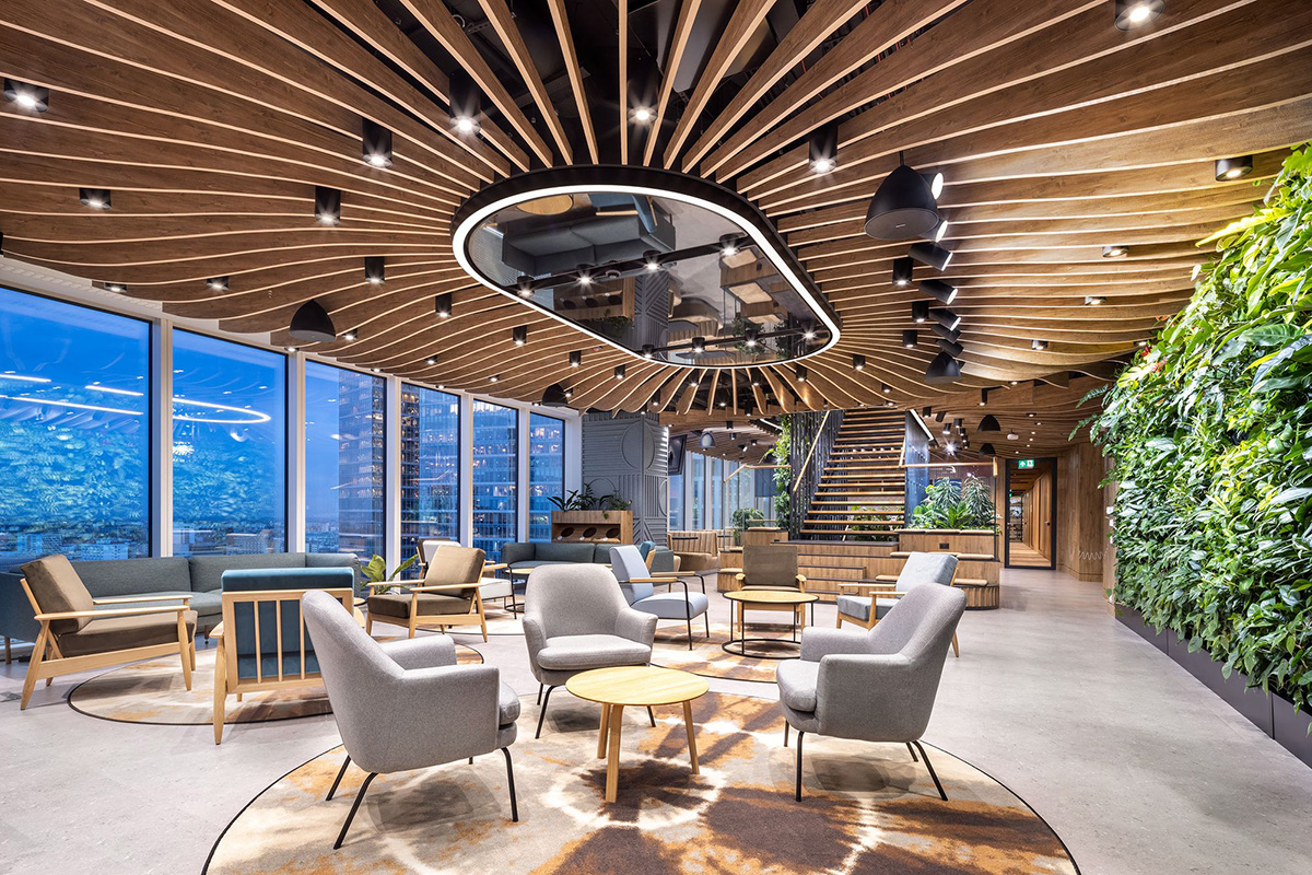 高端定制混合多元生物制药Moderna华沙办公室设计