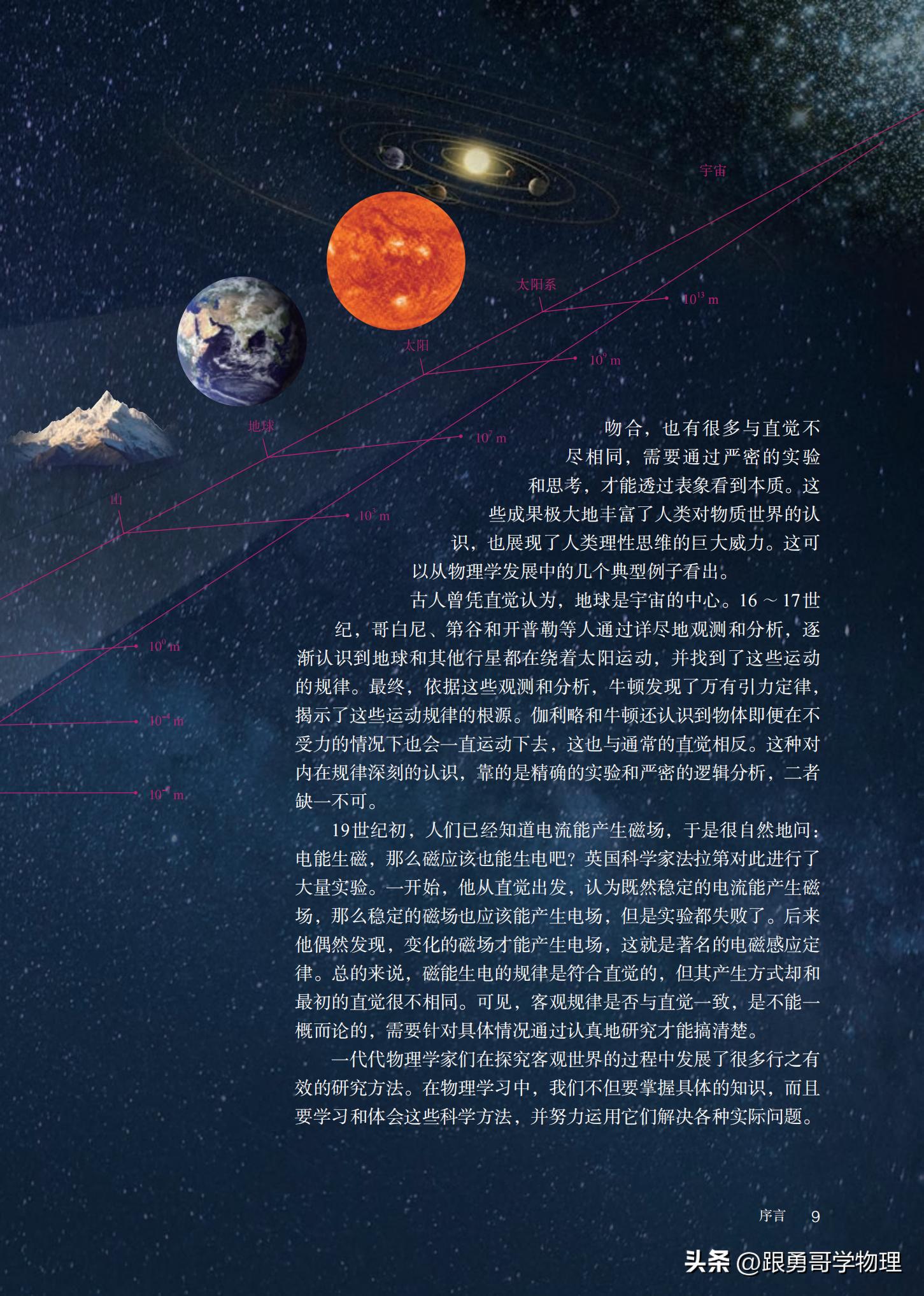 人教版高中物理必修第一册目录,高中物理电子课本全套免费