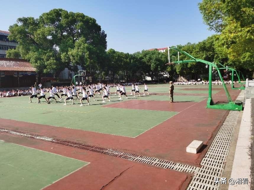 衡阳县五中：开学第一课军训淬青春