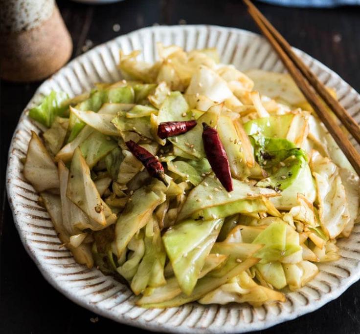 卷心菜的一百种做法美食教学,卷心菜不放肉怎么烧好吃