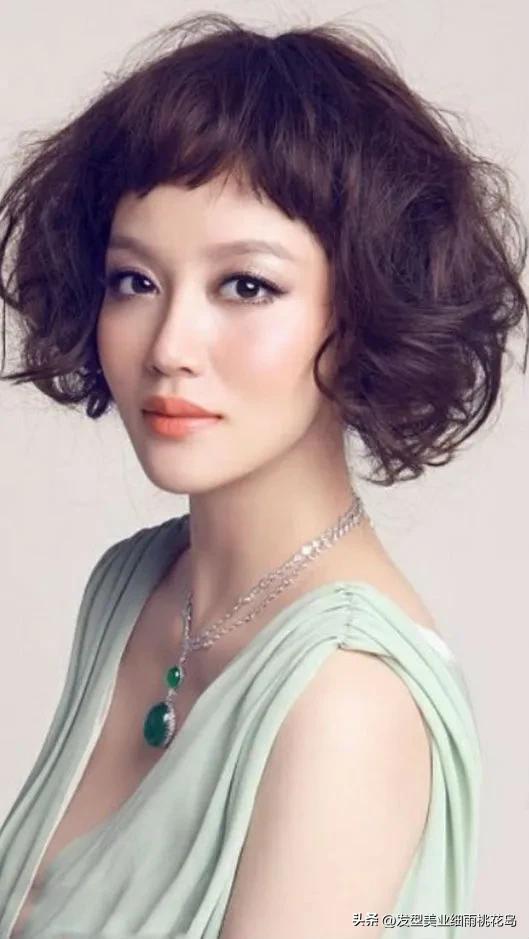 男士短锡纸烫发,女式短烫发最新