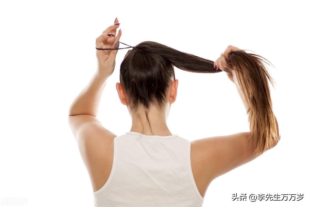 正确扎马尾辫的过程,扎个马尾辫让马尾辫变得更好看