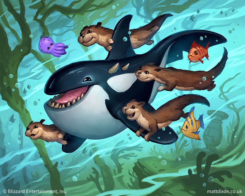 炉石传说原画神兽,炉石传说巨型原画