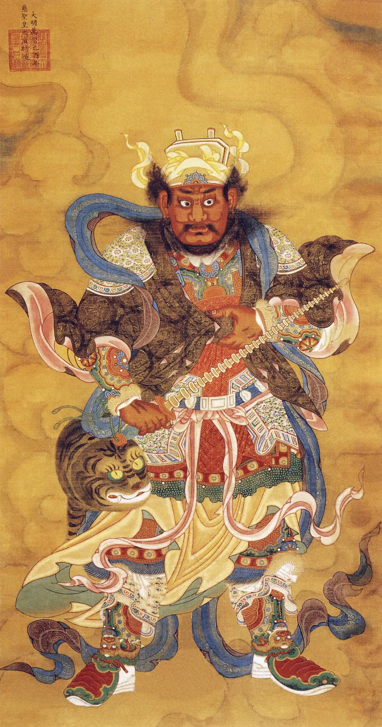 财神赵公明壁纸超清图片,手机壁纸赵公明