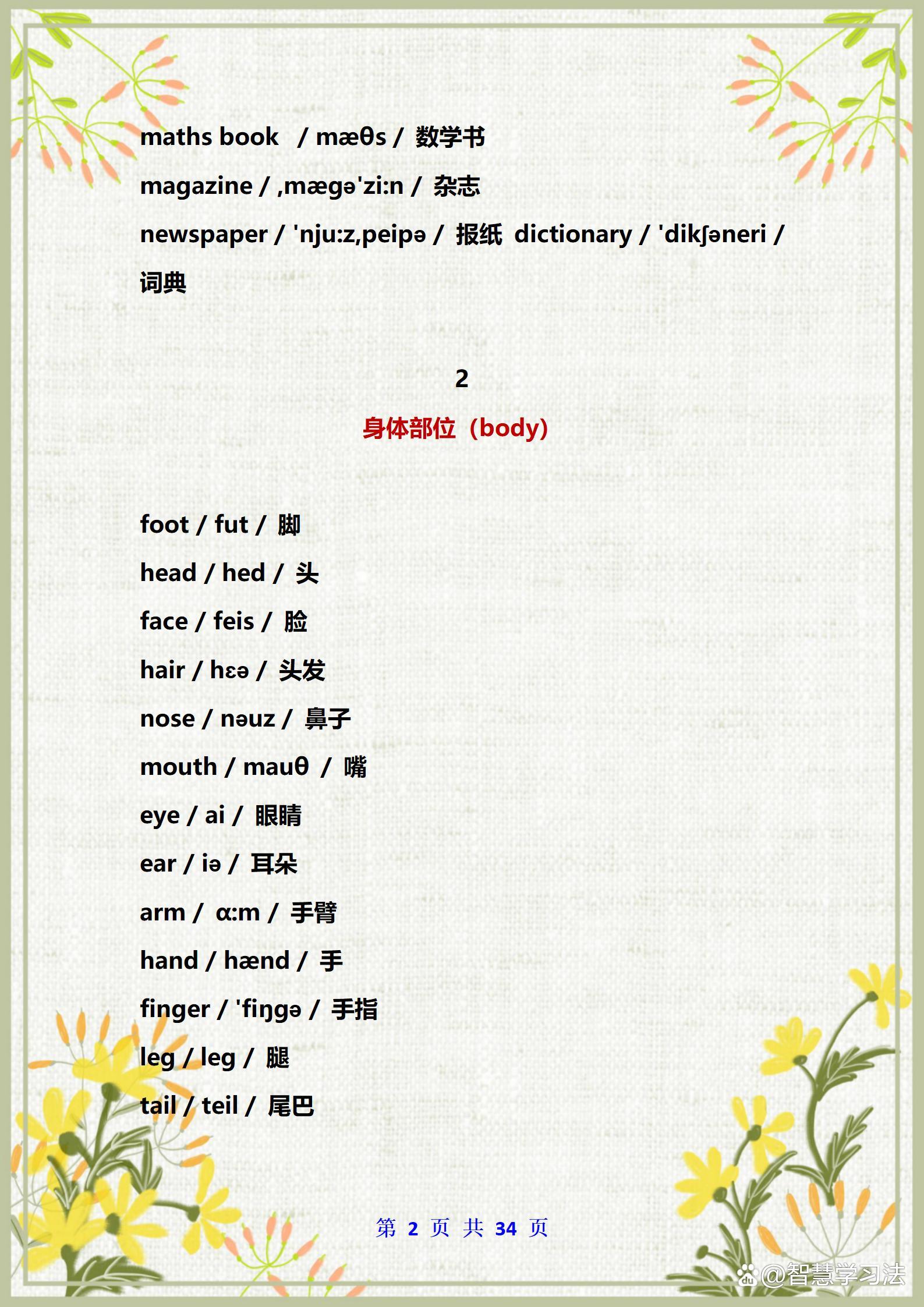 小学英语五年级下册单词加音标,小学英语班主任整理笔记