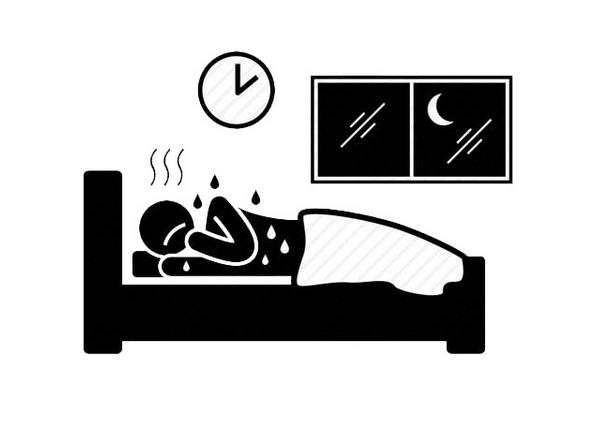 睡到半夜热得全身出汗是什么原因,睡着了热出汗怎么回事